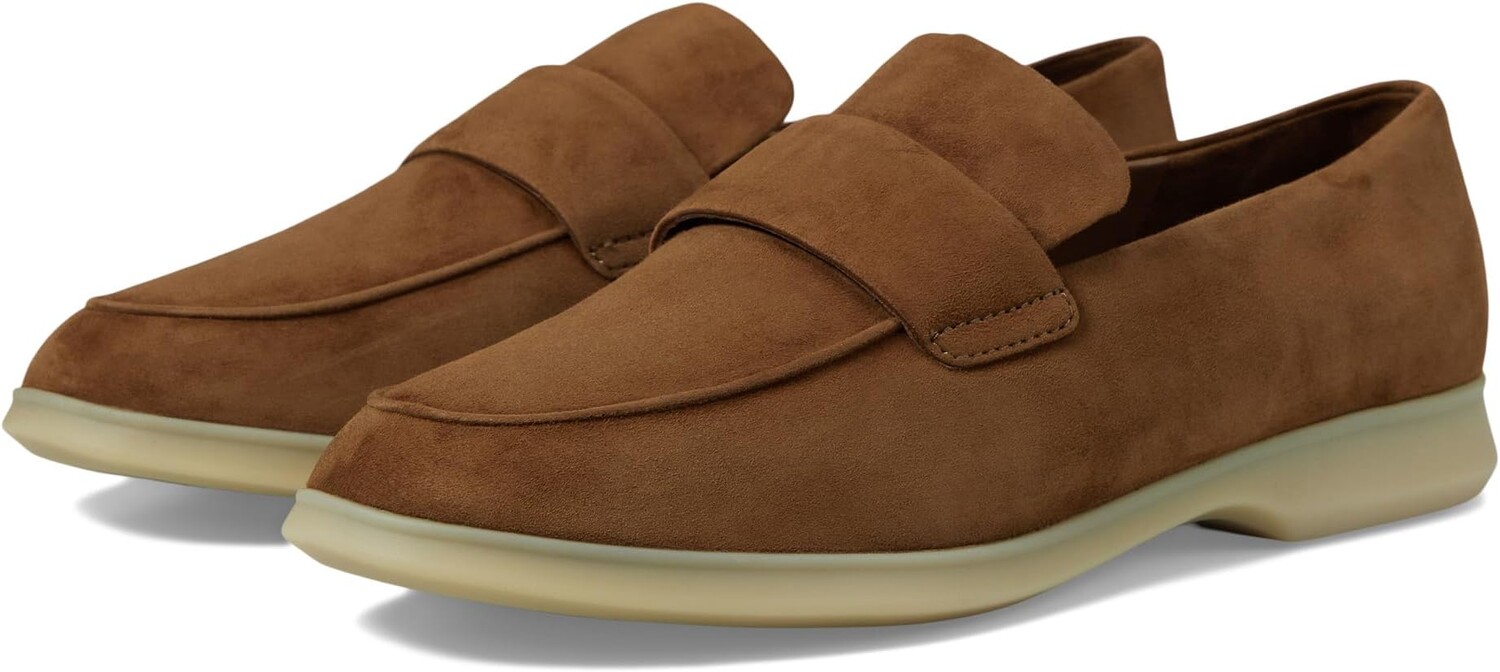 Туфли на плоской подошве Vince Big Sur Slip-ons, цвет Elm Wood Brown Suede