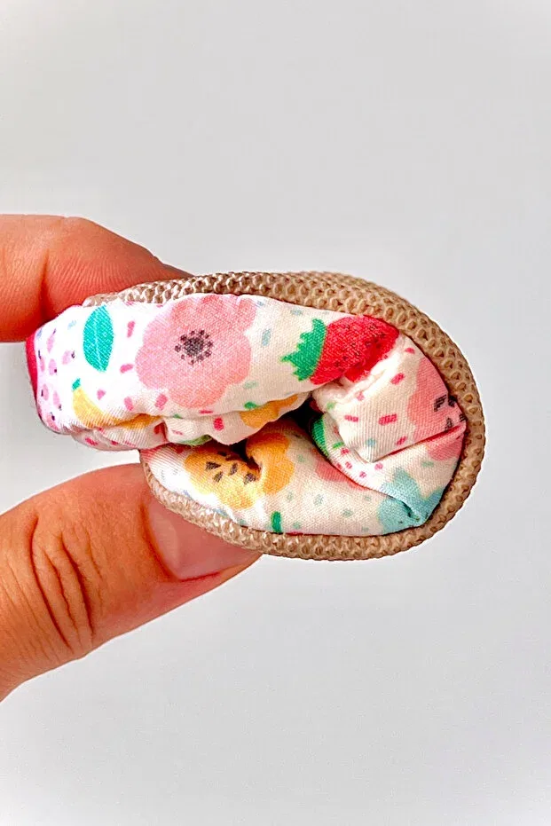 Детские пинетки для новорожденных хлопковые с принтом Flower and fruit patterned Pufien, Multicolor — фото 4