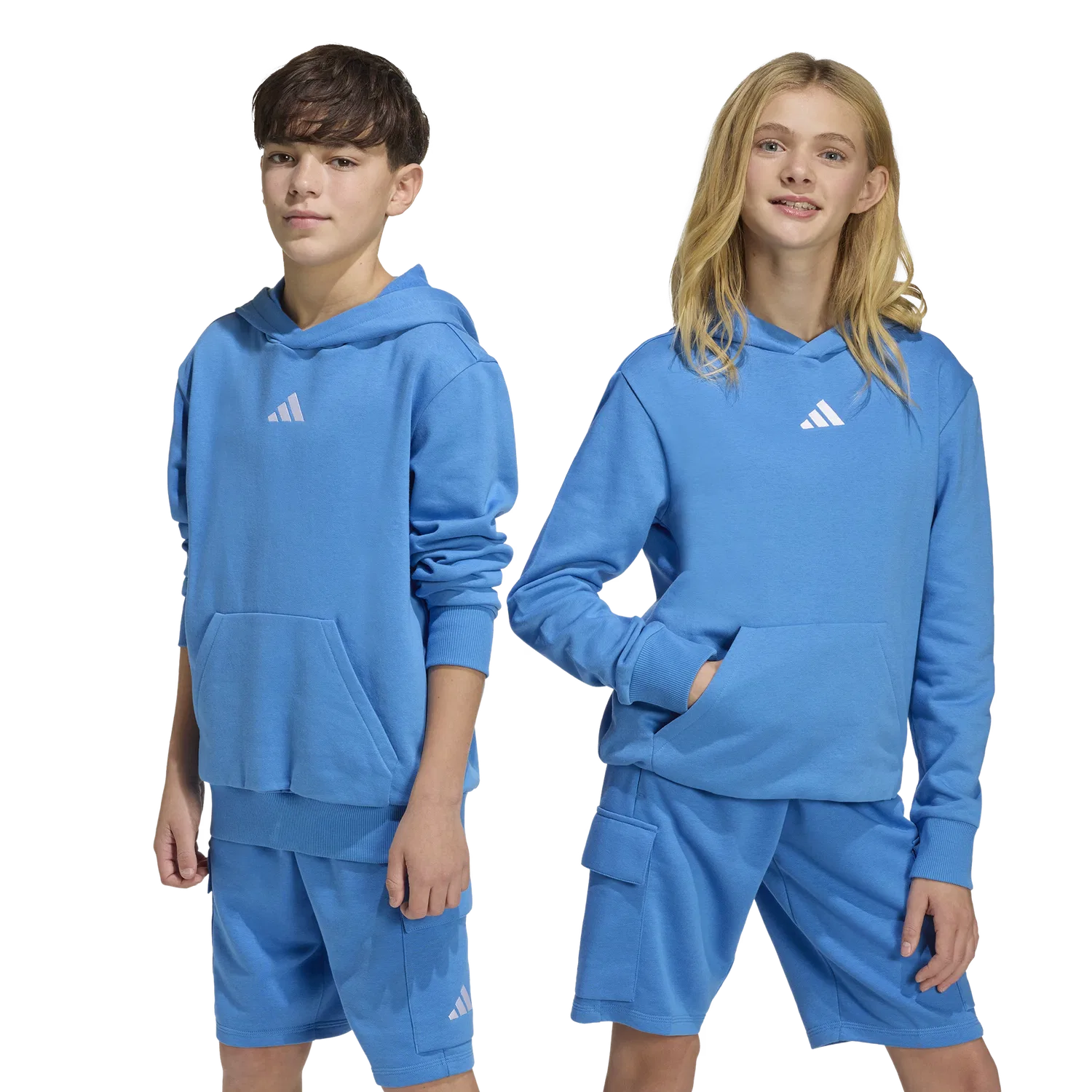 Детское худи Adidas, синий — фото 3