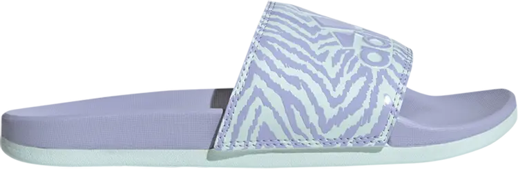 

Сандалии Adidas Wmns Adilette Comfort Slide 'Violet Mint Zebra', фиолетовый