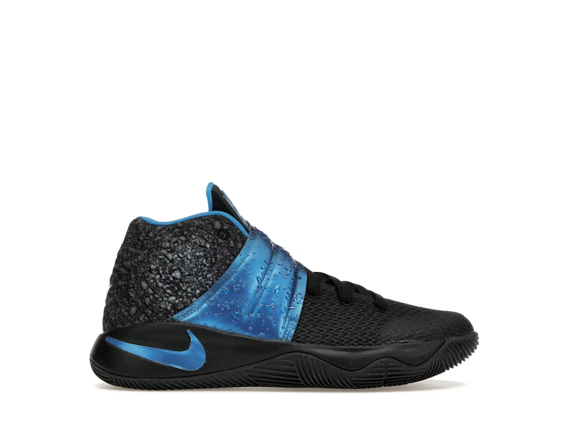 Детские кроссовки для баскетбола с высокой поддержкой Nike Kyrie 2 Nike, Black/Game Royal-Black