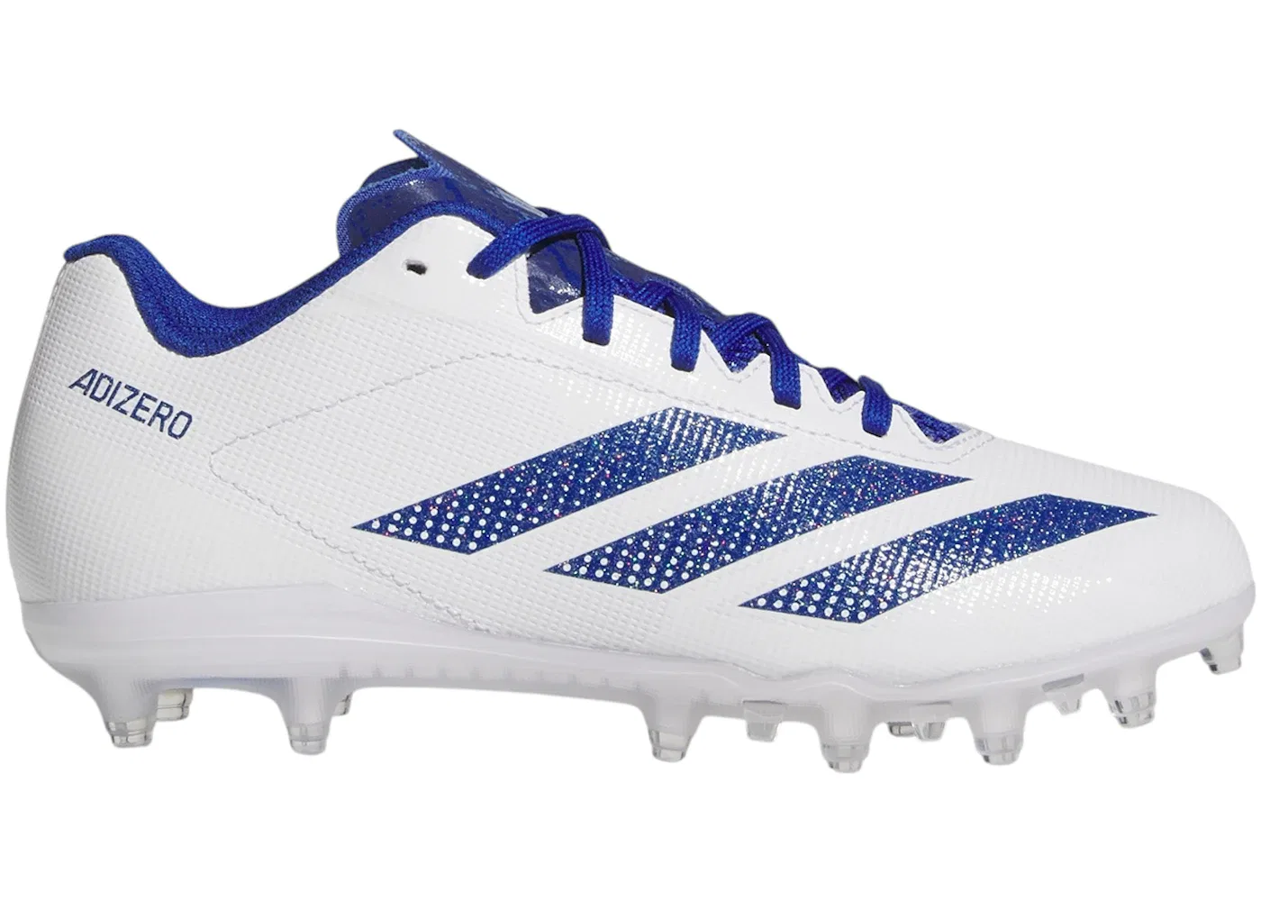 Детские бутсы для мальчиков Adizero Electric.2 II Adidas, Cloud White/Royal Blue/Cloud White