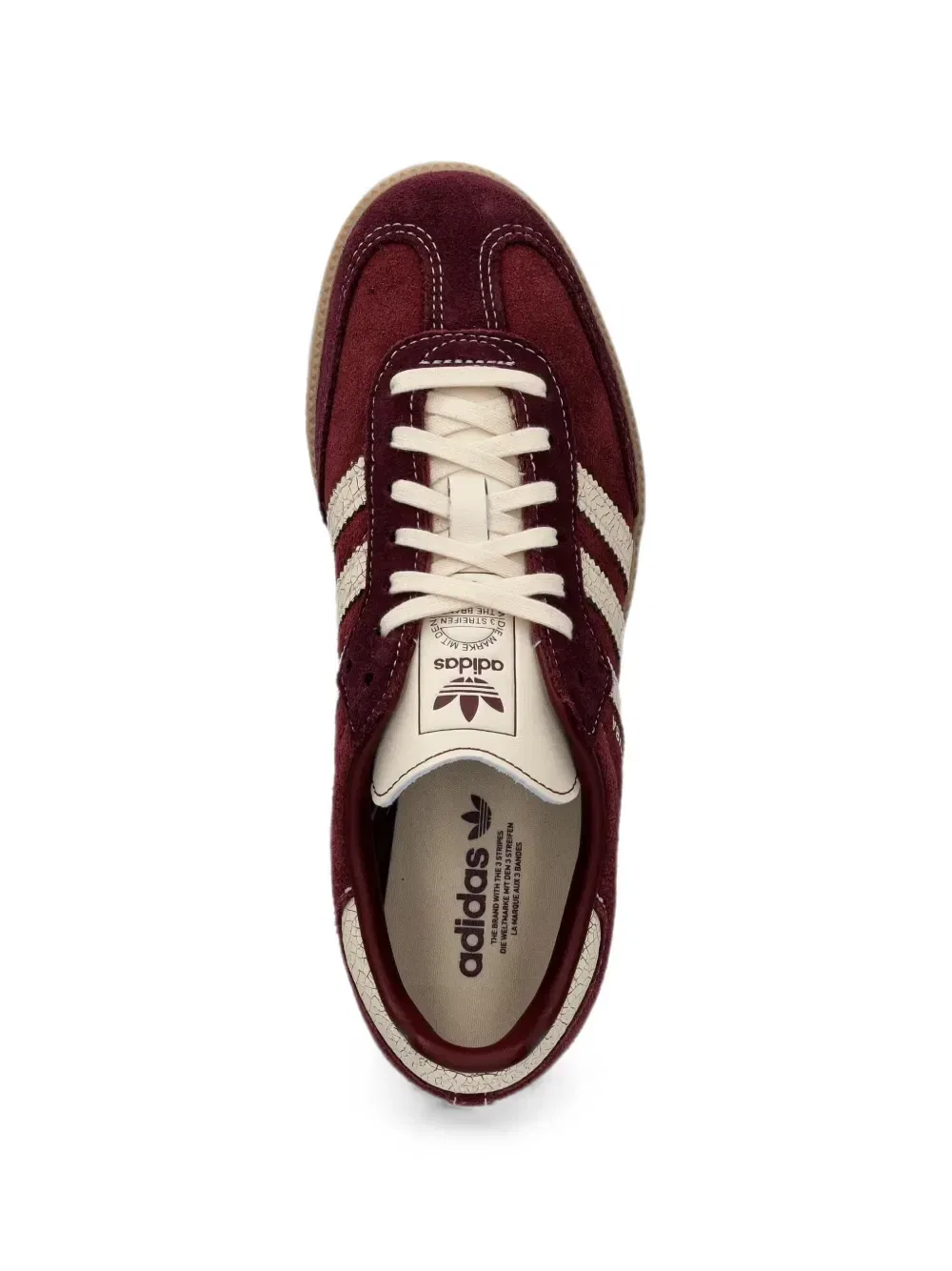 Замшевые кроссовки Samba OG Adidas Kids, красный — фото 4