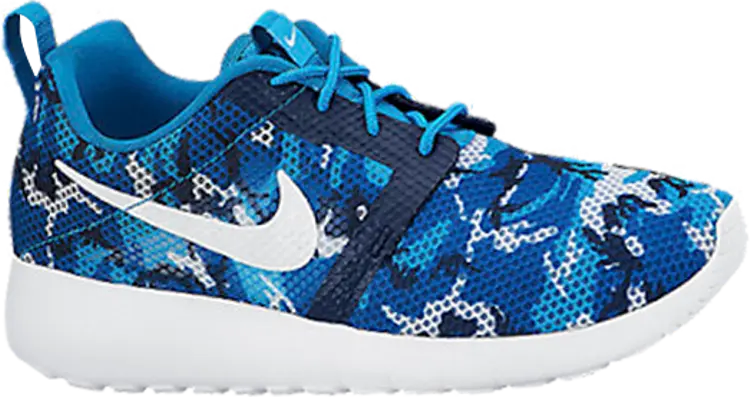 Кроссовки Nike Roshe Run Flight Weight GS, синий — фото 2