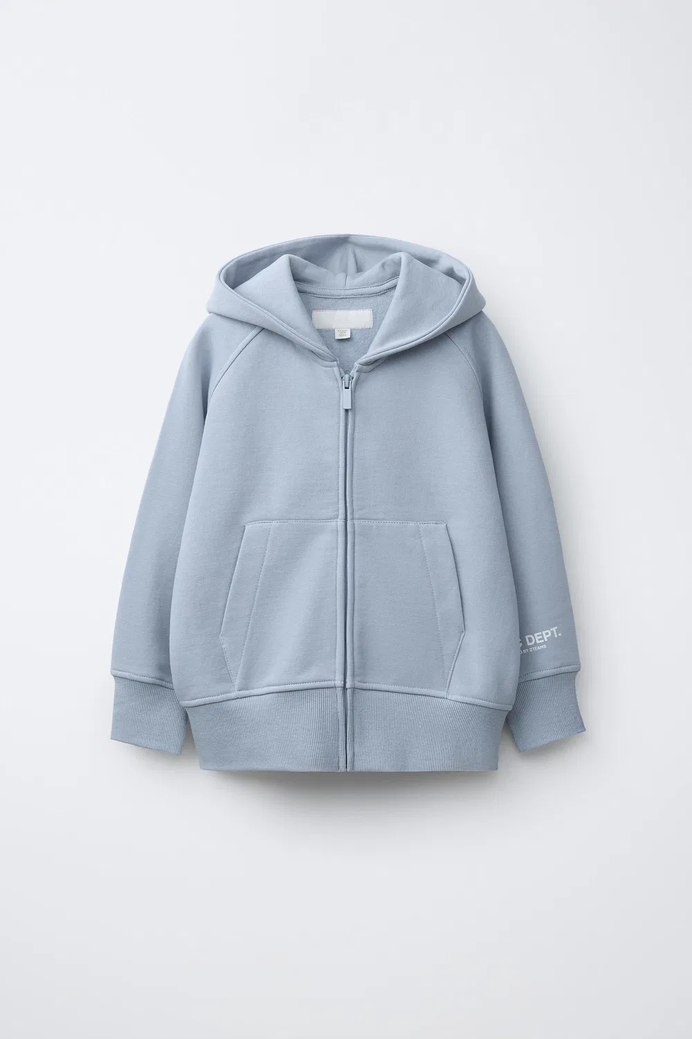 Плюшевая толстовка ZARA, Light Blue