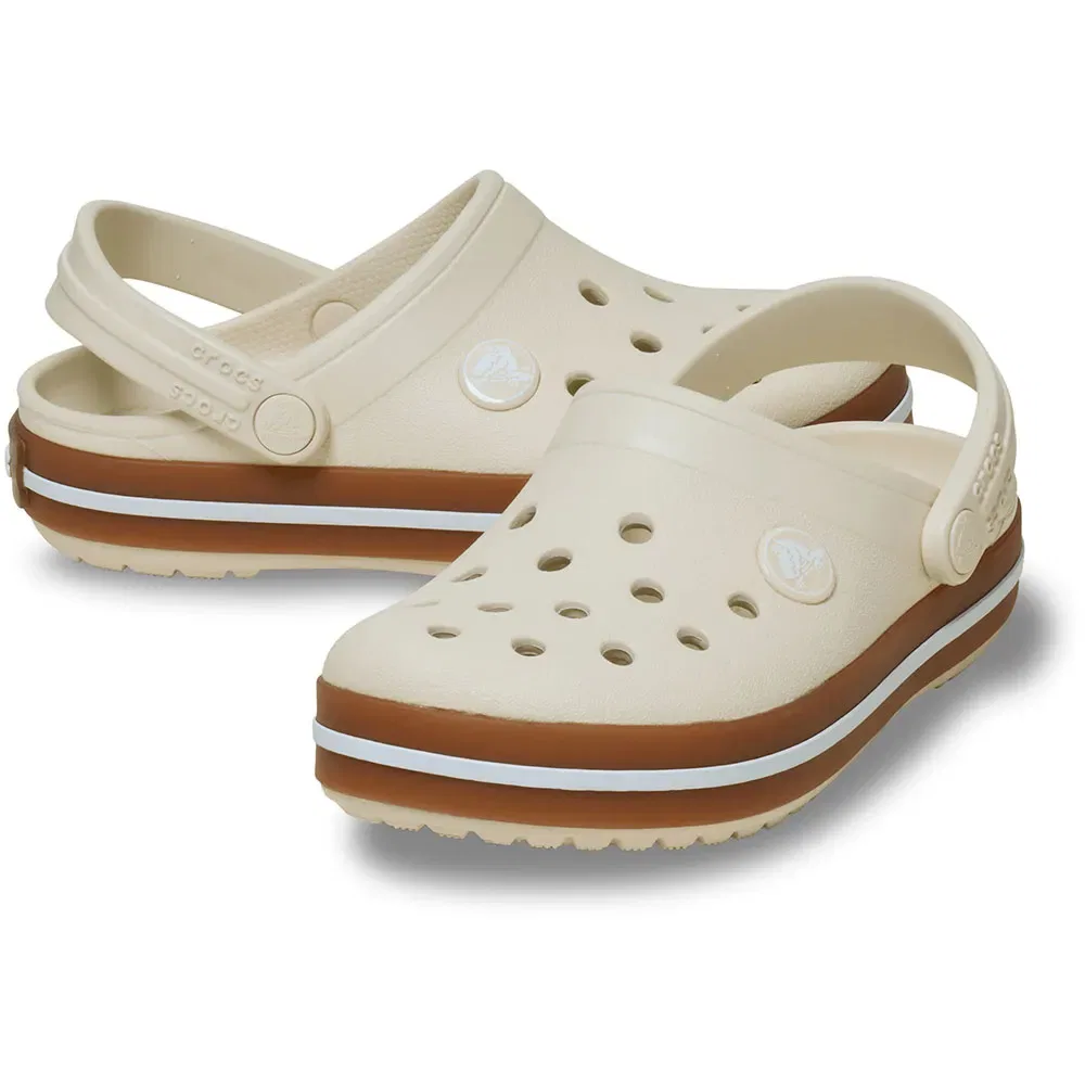 Сабо Crocs Crocband из резины, белый — фото 3