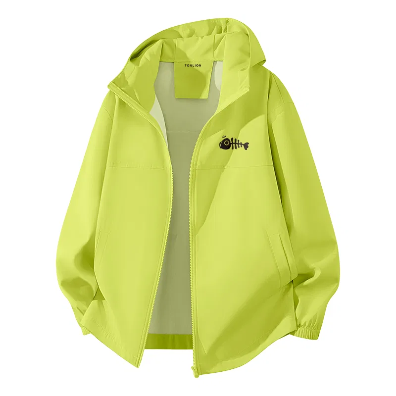 Детская куртка с капюшоном Tonlion, Цвет: Outdoor Functional Jacket Fluorescent Green