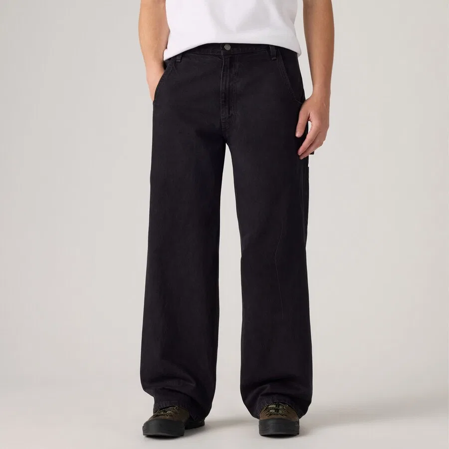 Джинсы-карго LEVI'S Baggy 'EXTRA BAGGY UTILITY' черного цвета — фото 2