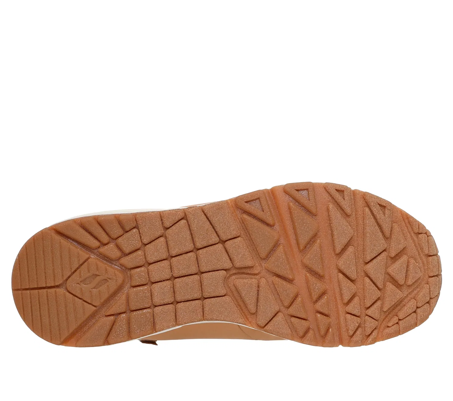 Детские ботинки для девочек с принтом Uno Gen1 Comfurt Kicks Skechers, Chestnut Synthetic Trim — фото 2