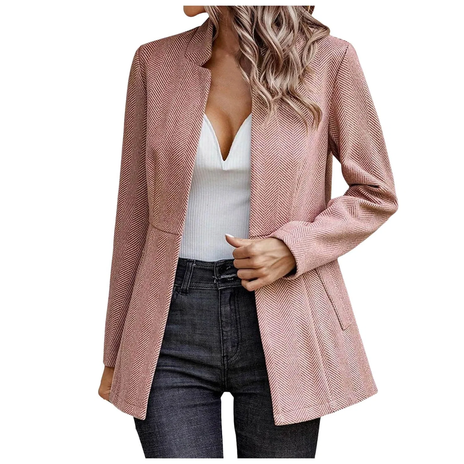 Женский кардиган с длинным рукавом, Rosa