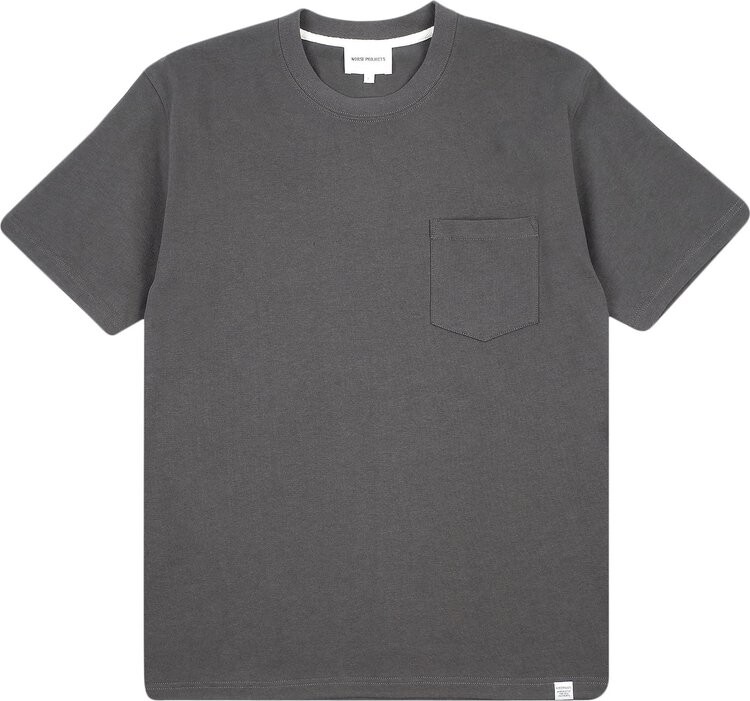 

Футболка Norse Projects Johannes Pocket Short-Sleeve Tee 'Slate Grey', серый