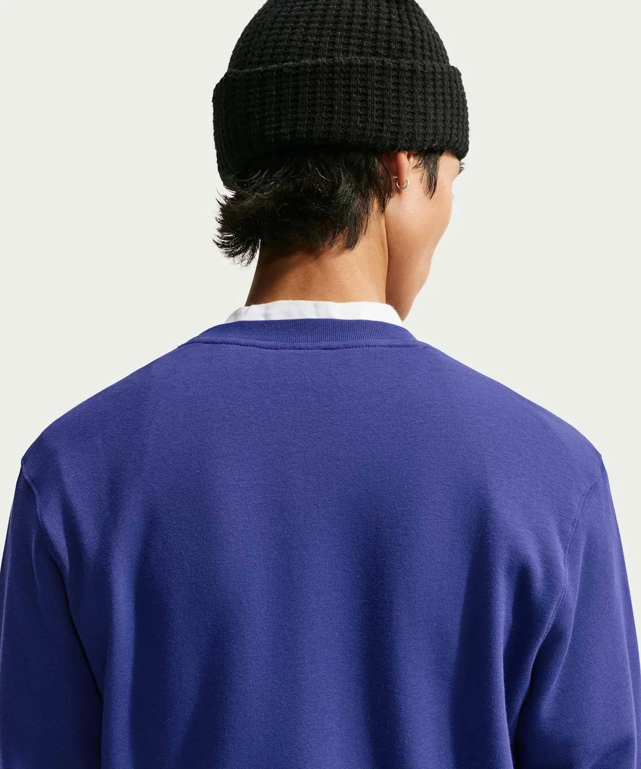 Мужской свитшот из французского футера с длинным рукавомNike Club, Deep Royal Blue — фото 3