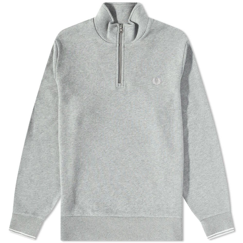 

Толстовка Fred Perry Quarter Zip Sweat, Серый, Толстовка Fred Perry Quarter Zip Sweat