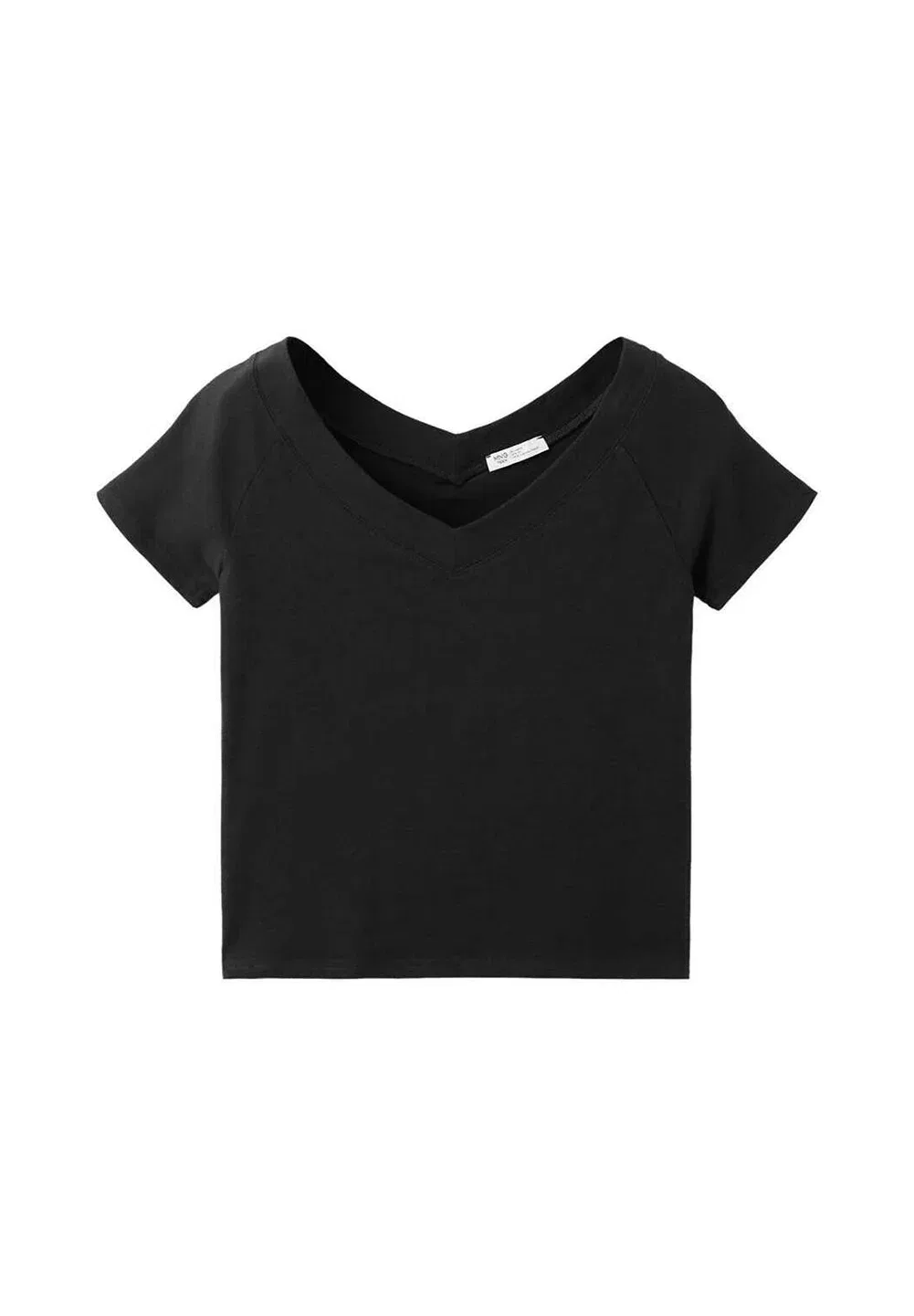 Подростковая - базовая футболка Mango Kids, Black