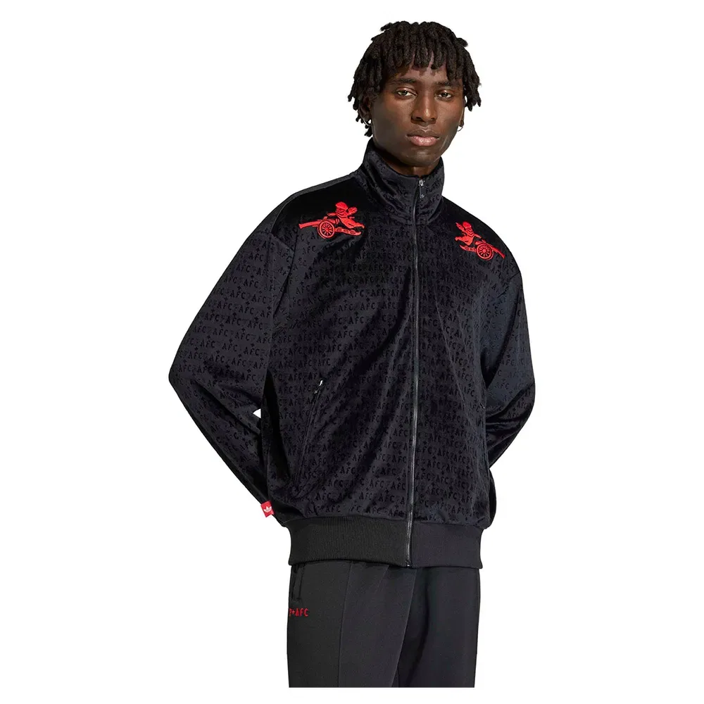 Мужской свитшот из велюра Places+Faces Adidas, Black