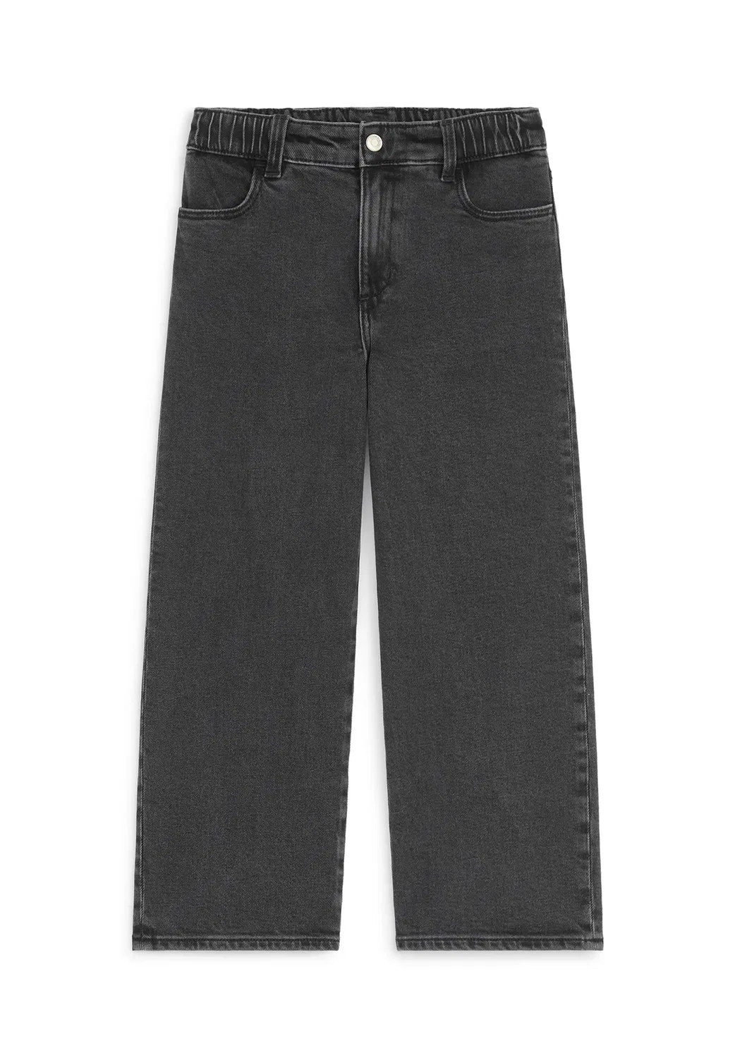 Широкие джинсовые брюки - джинсы свободного кроя Arket, Black