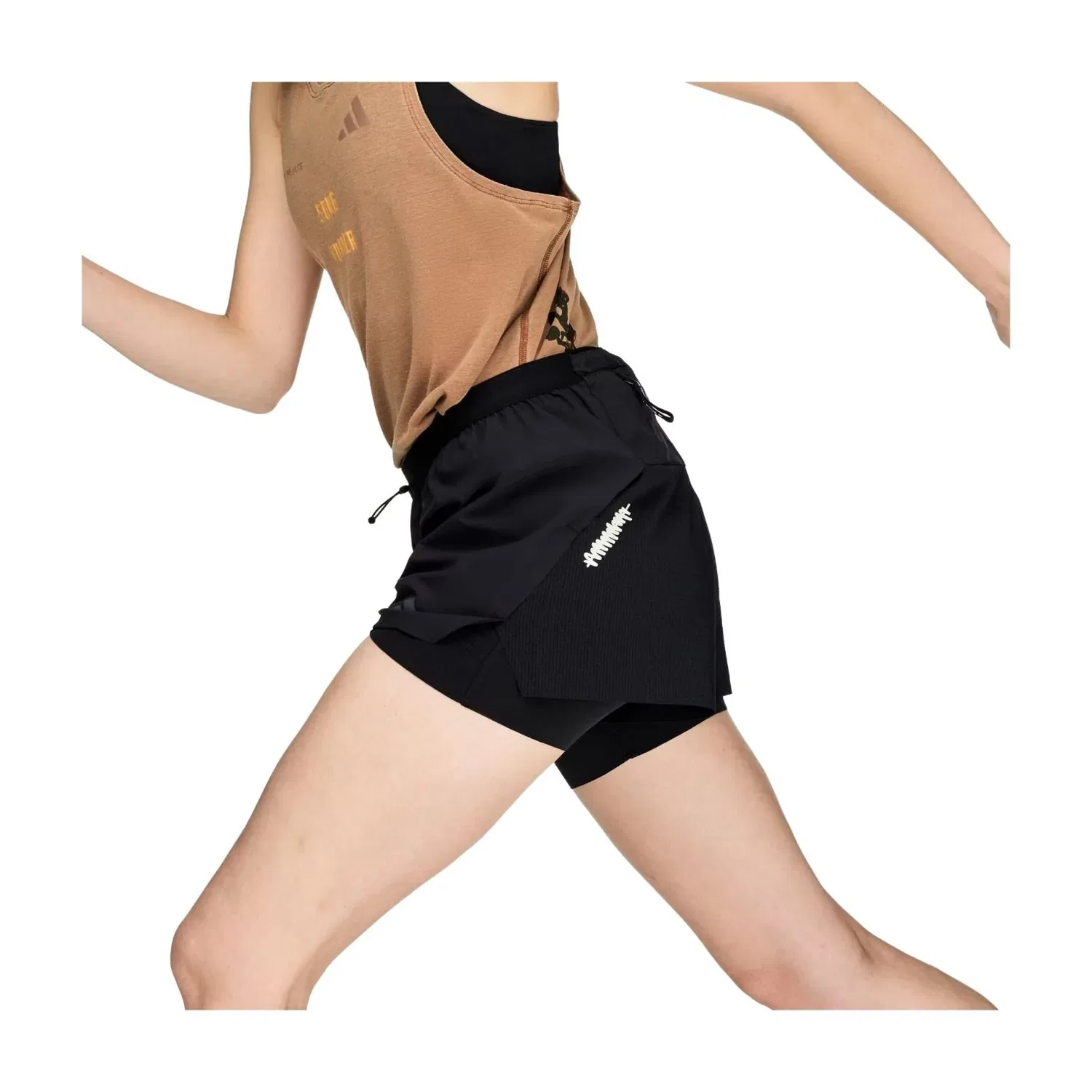 Женские шорты Song for the Mute 2-in-1 Shorts Asia Sizing 'Black' adidas, черный — фото 3