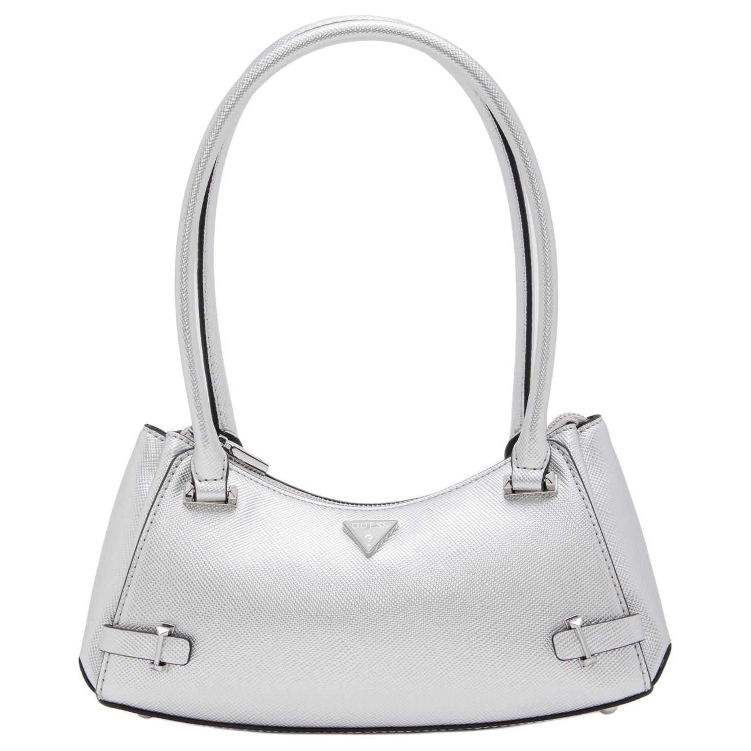 

GUESS Женская белая сумка сумка-багет из искусственной кожи через плечо, White