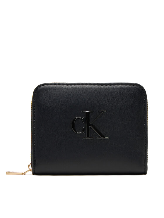 

Маленький женский кошелек Raised Ck Medium Zip LV04F1026G Calvin Klein, чёрный