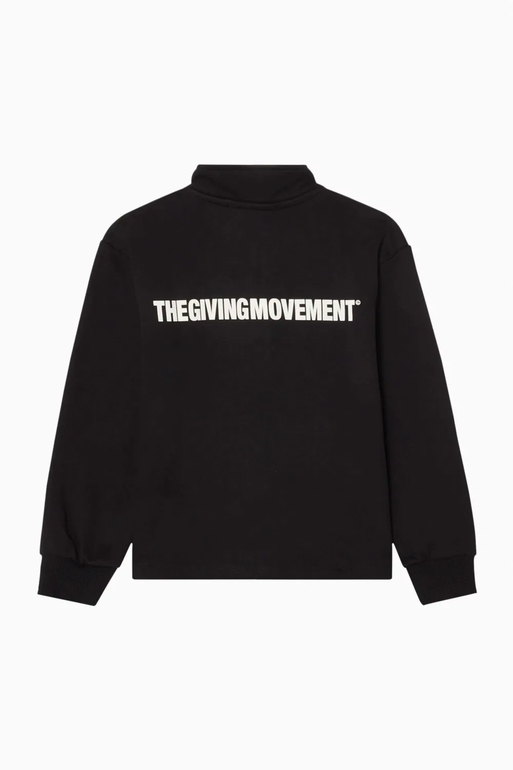 Куртка на молнии из хлопкового флиса The Giving Movement, черный — фото 3