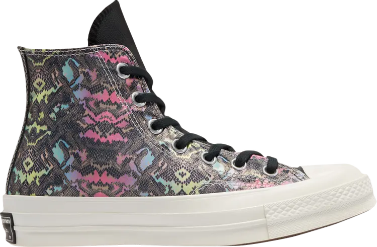 Кроссовки Converse Wmns Chuck 70 High Digital Daze - Snakeskin, разноцветный