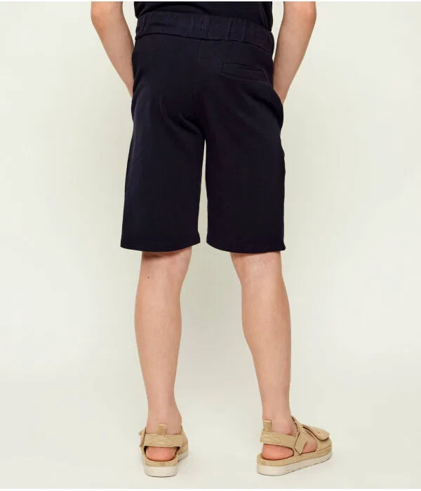 Детские шорты для мальчиков хлопковые Regular Fit Guess, Blu Marino — фото 3