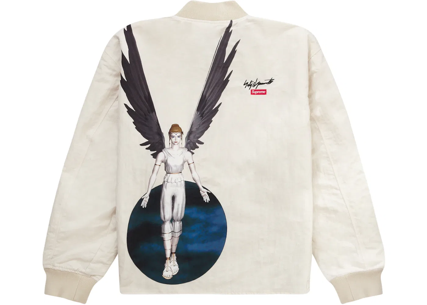 Мужская нейлоновая куртка-бомбер Supreme Yohji Yamamoto TEKKEN, Natural — фото 2