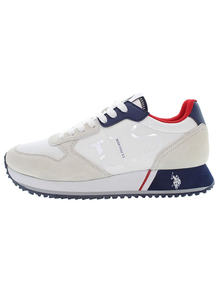

Низкие кроссовки U.S. Polo Assn., белый/темно-синий