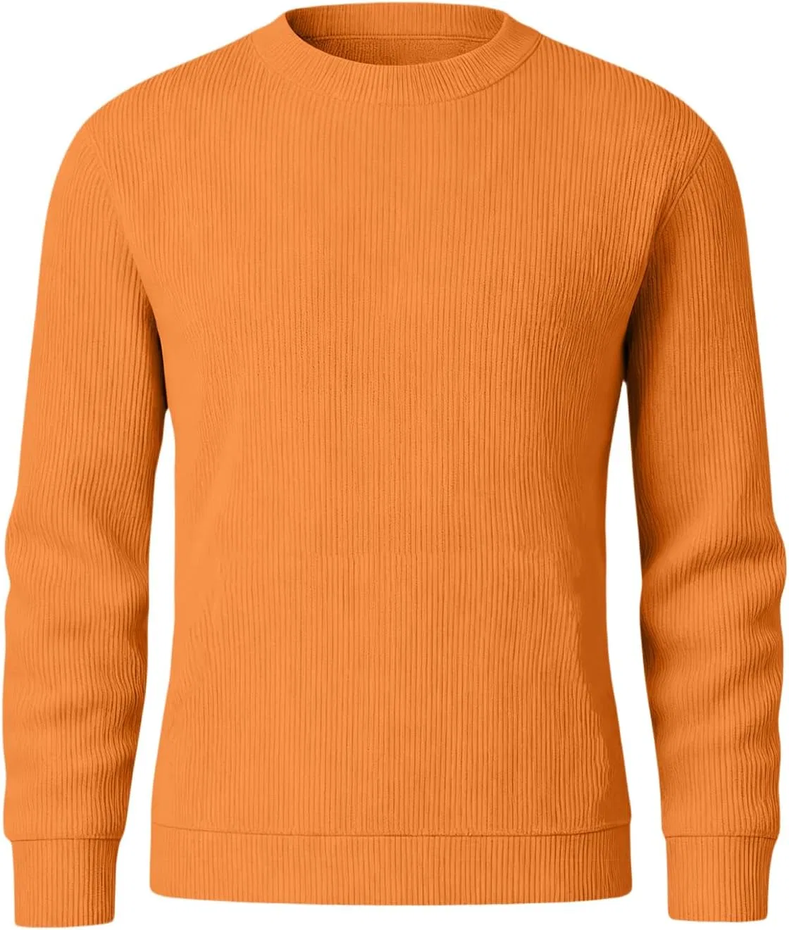 Мужская футболка с длинным рукавом хенли Regular Fit, Orange — фото 4