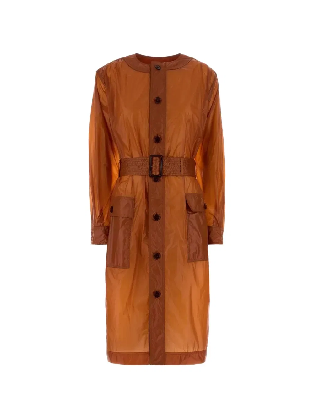 Платье-рубашка Saharienne Saint Laurent, цвет Caramel Brown