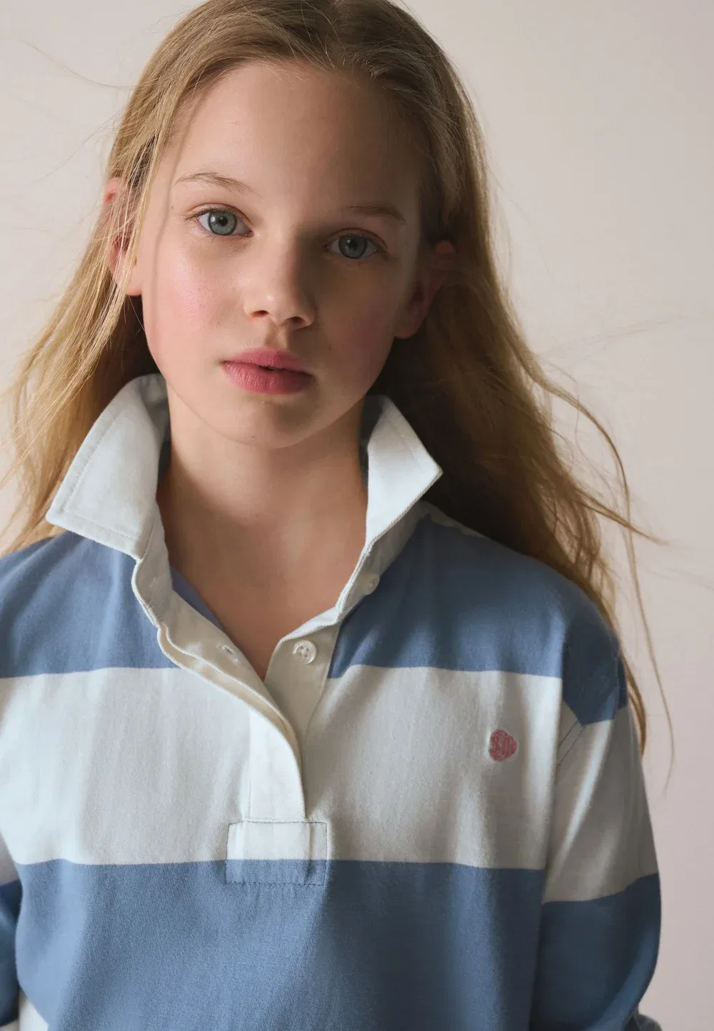 Классический крой - комплект из топа и шорт. - блузка на пуговицах Superdry & Co, Blue White — фото 4