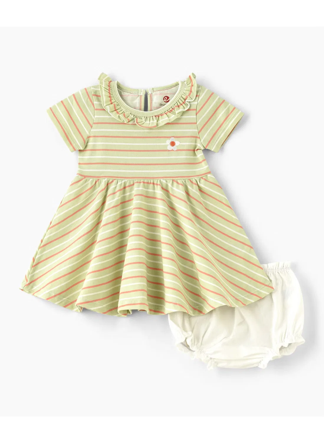 Комплект из 2 предметов для новорожденных девочек Elegant Kids, многоцветный