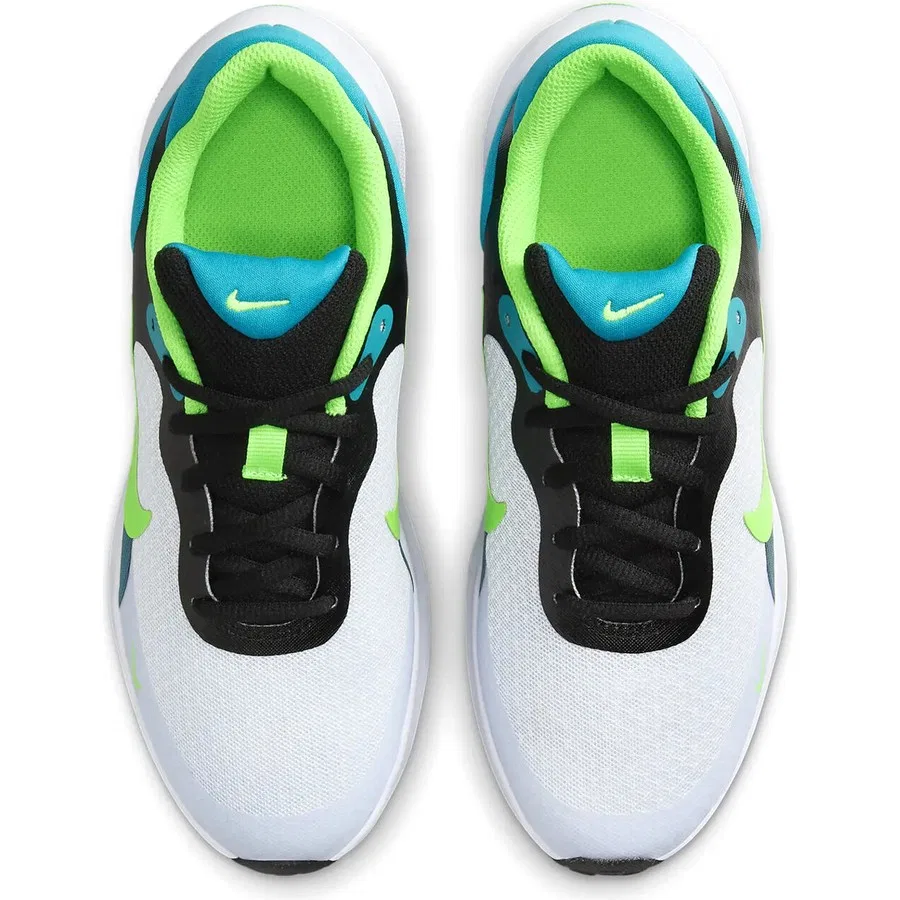 Детские кроссовки с шнуровкой Revolution 7 GS Nike, Черный — фото 2