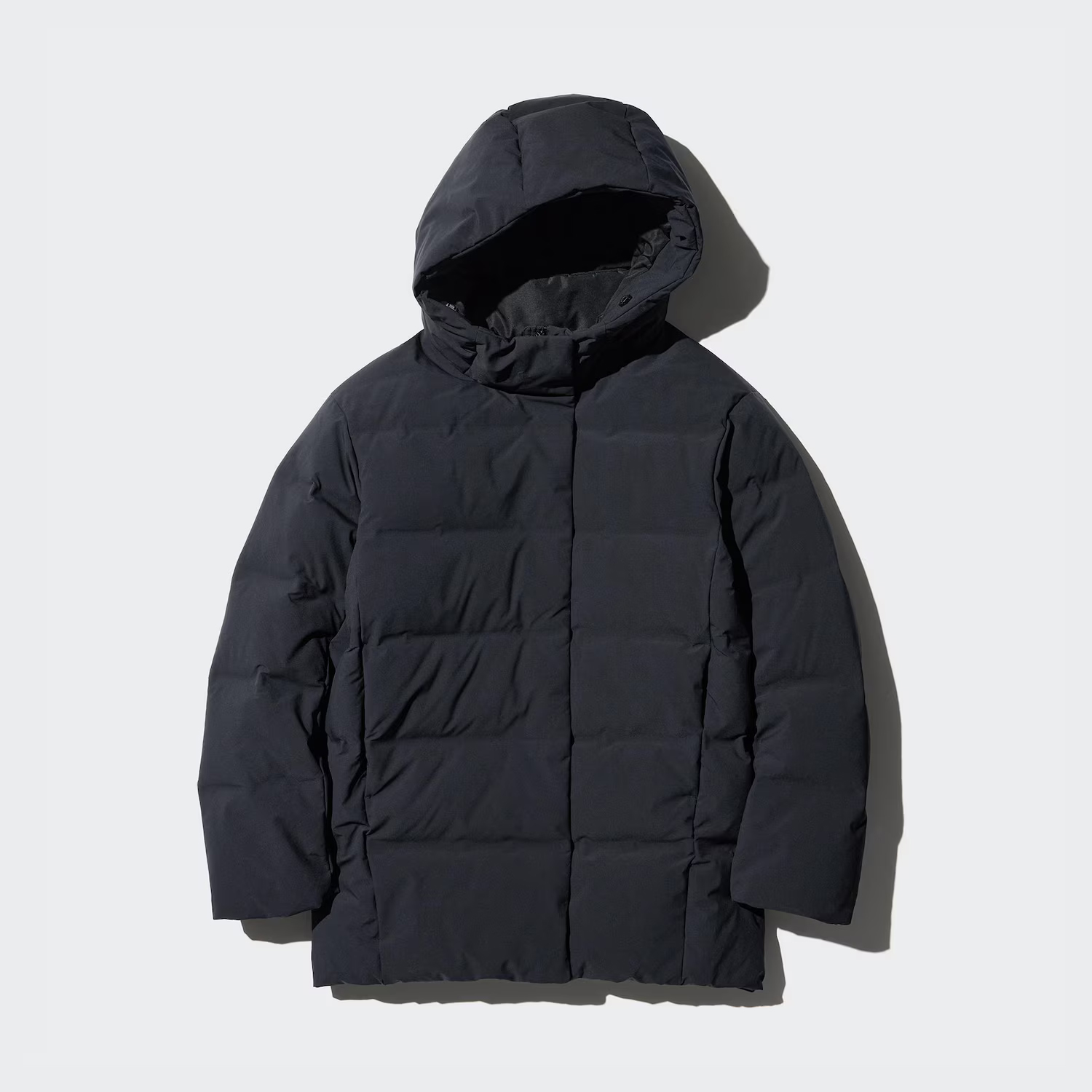 

Пуховик Uniqlo с капюшоном, 09 черный