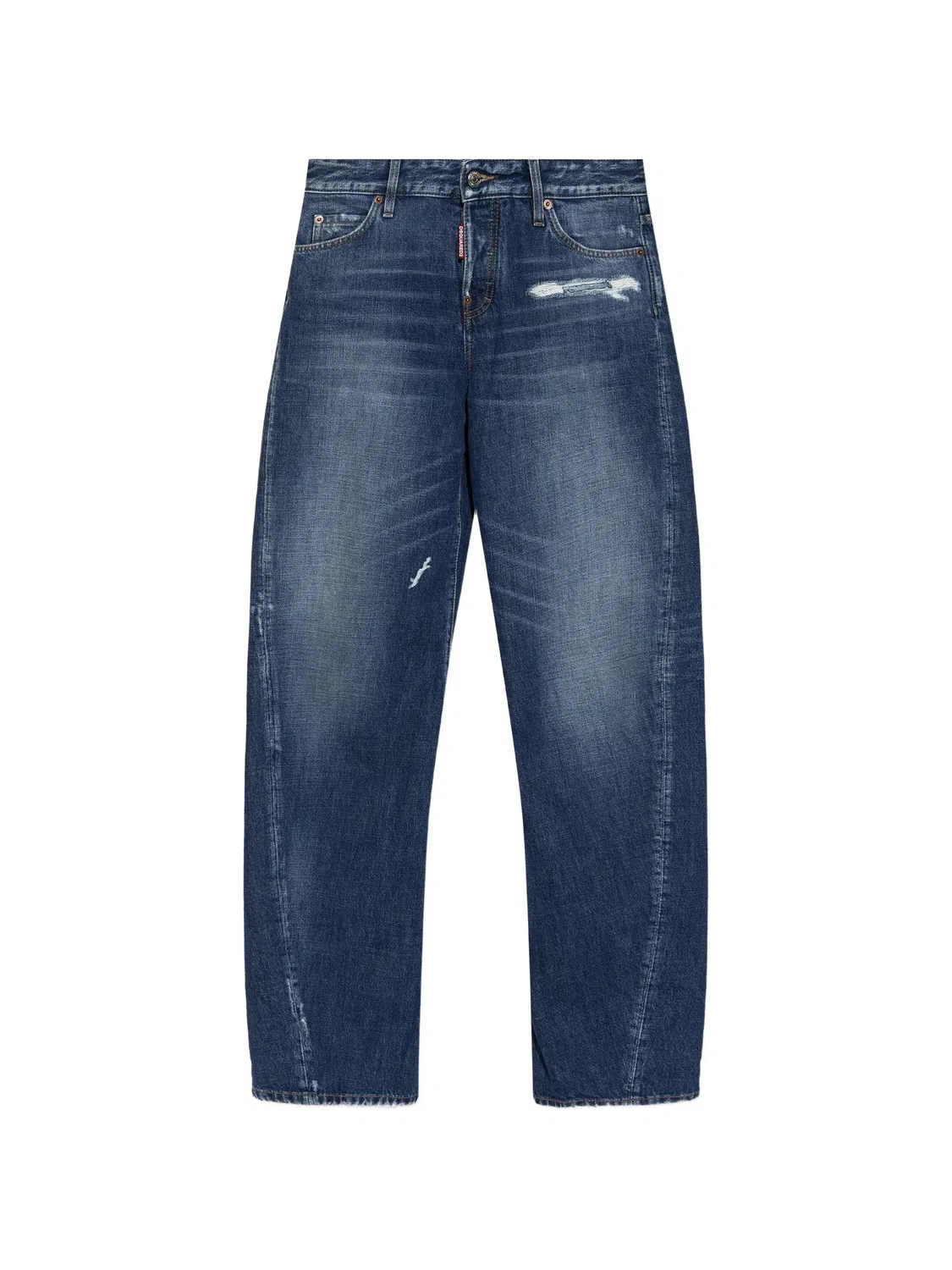 Изношенные брюки DSQUARED2, синий