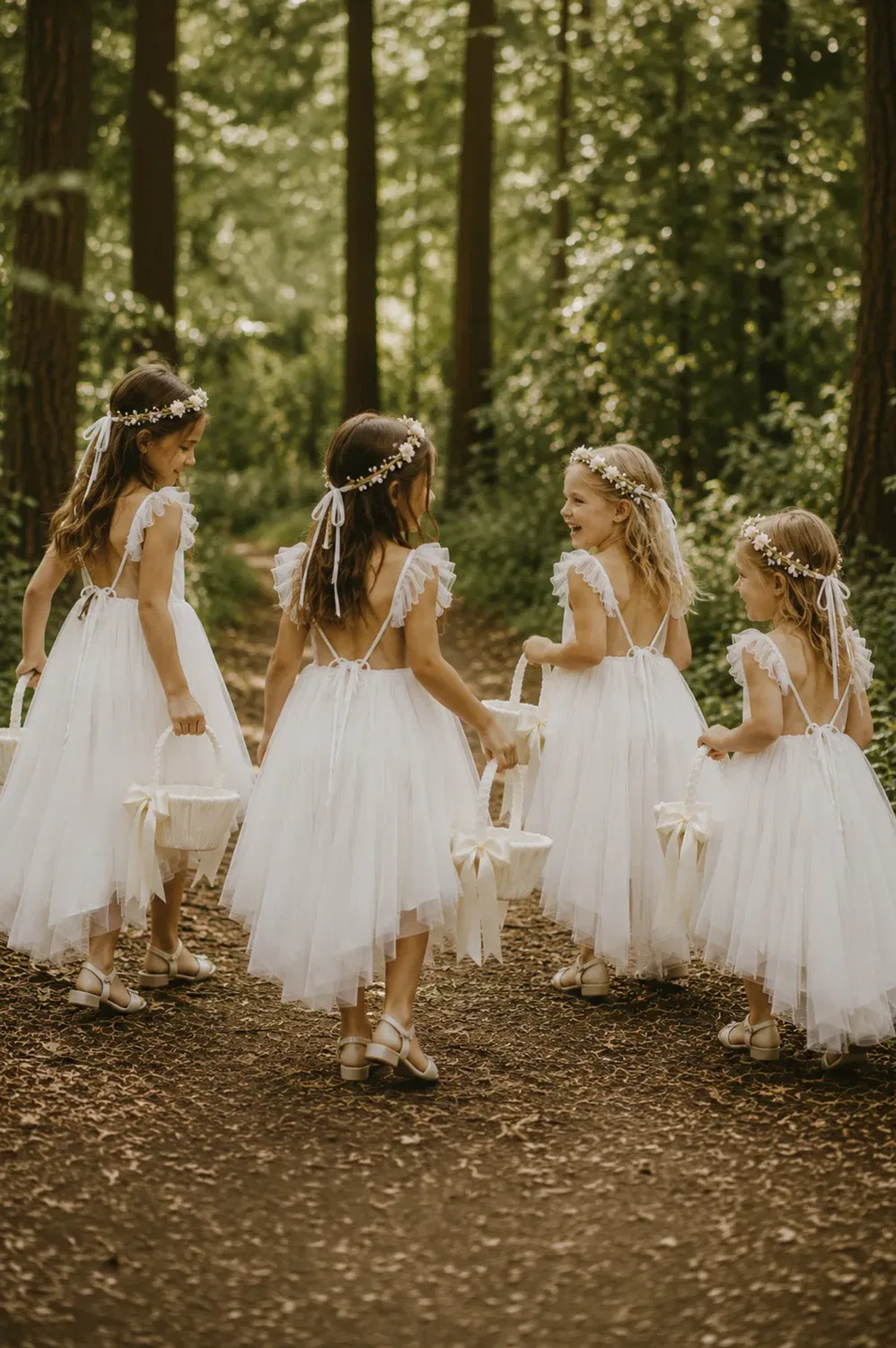 Детское платье для девочек Primrose Lilly + Bo, White