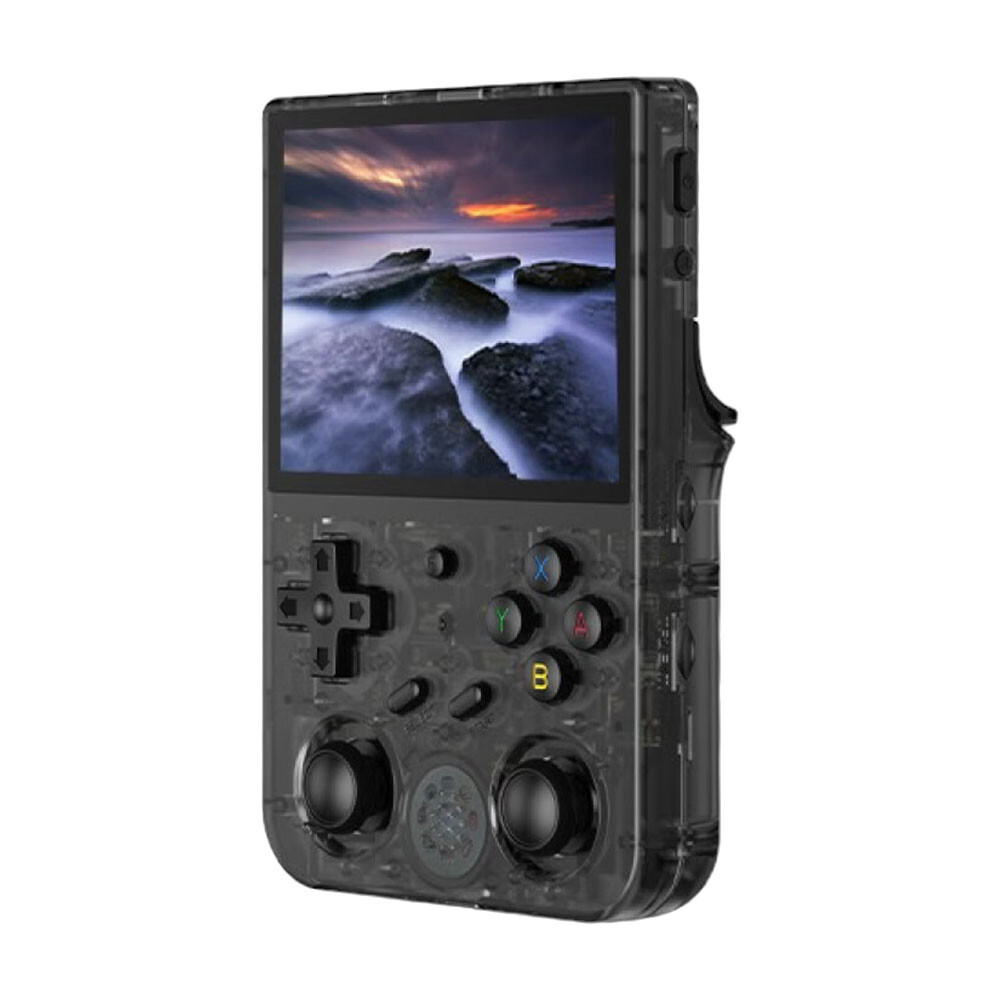 

Портативная игровая консоль Anbernic RG353V, 2 ГБ/32 Гб + 16 ГБ, Cortex-A55 RK3566, прозрачный черный