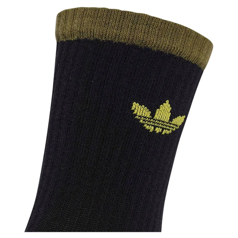 Носки скейт-крю 2 пары Adidas Originals, белый — фото 3