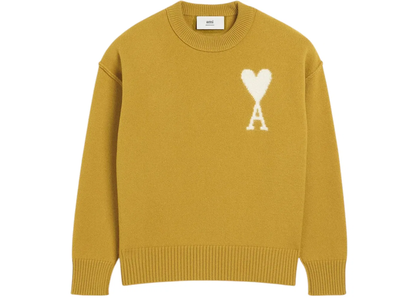 Мужской свитер с принтом Sweater Ami Paris, Havana/Off White