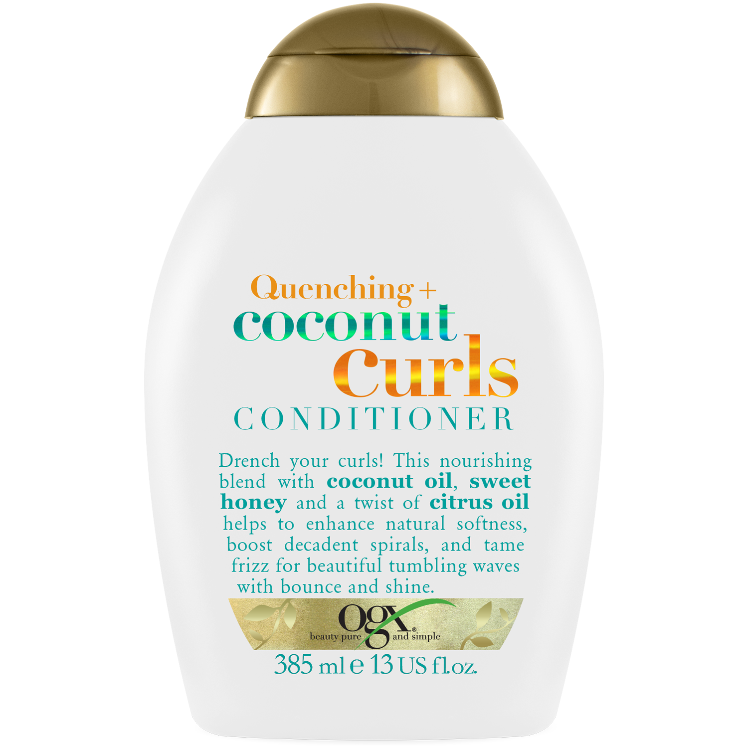 

Ogx Quenching+ Coconut Curls увлажняющий кондиционер для кудрявых волос, 385 мл