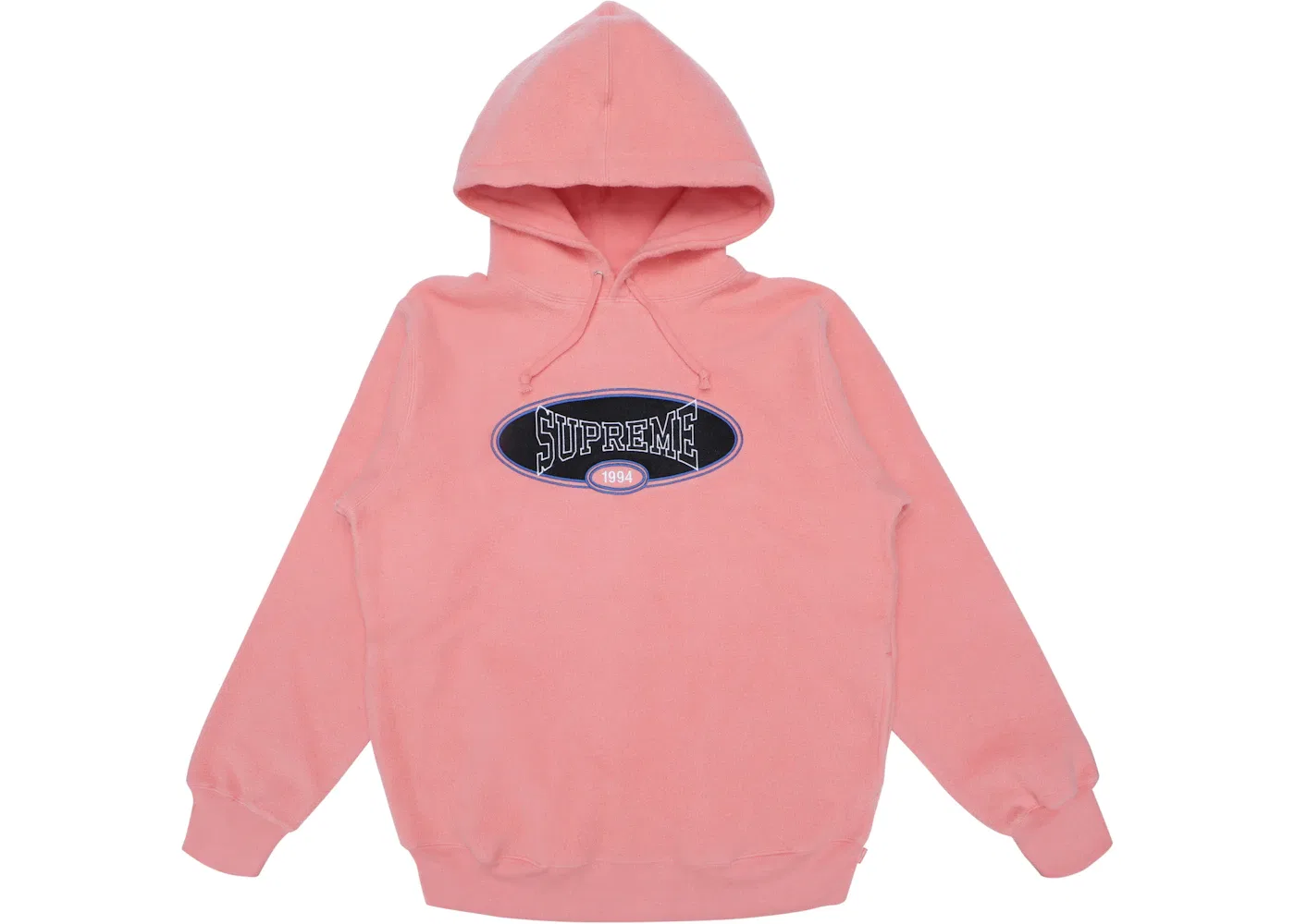 Мужской худи с начесом Supreme (SS18), Coral