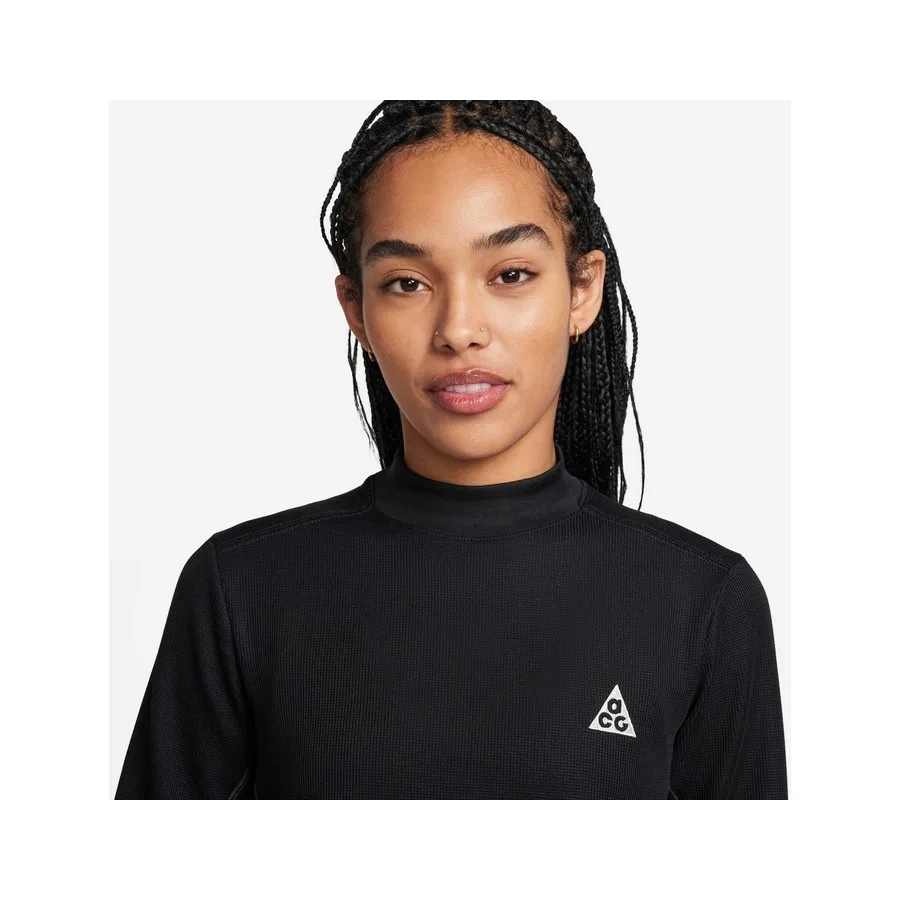 Женская футболка с длинным рукавом Nike ACG Dri-FIT ADV Goat Rocks Multidirectional, Черный — фото 4