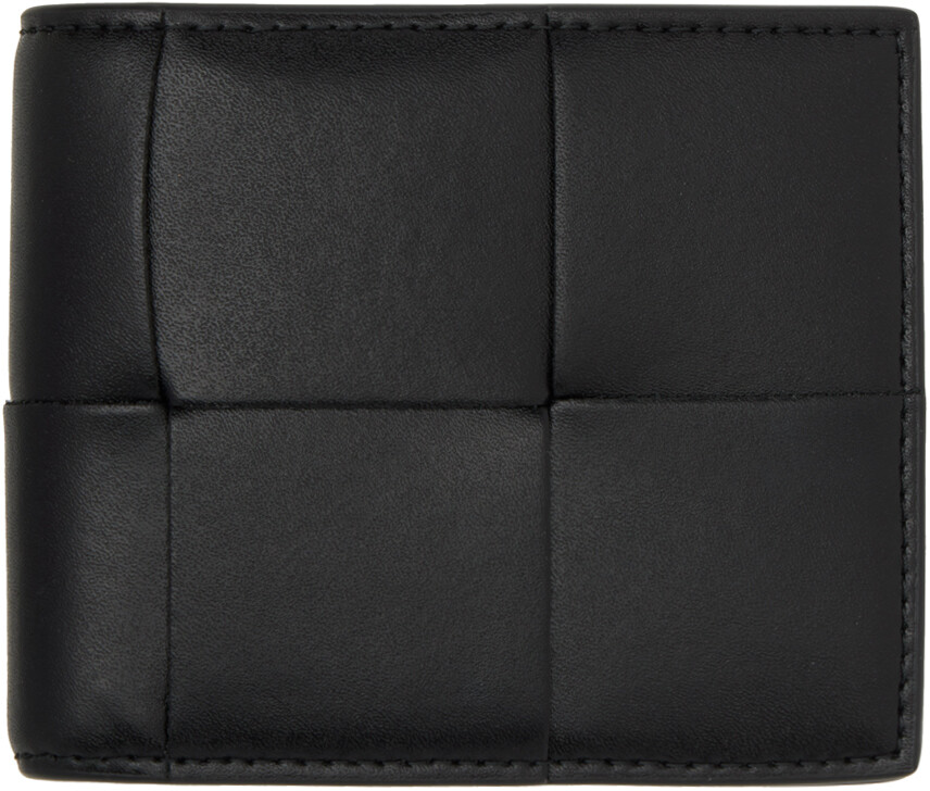 

Черный бумажник в два сложения Bottega Veneta