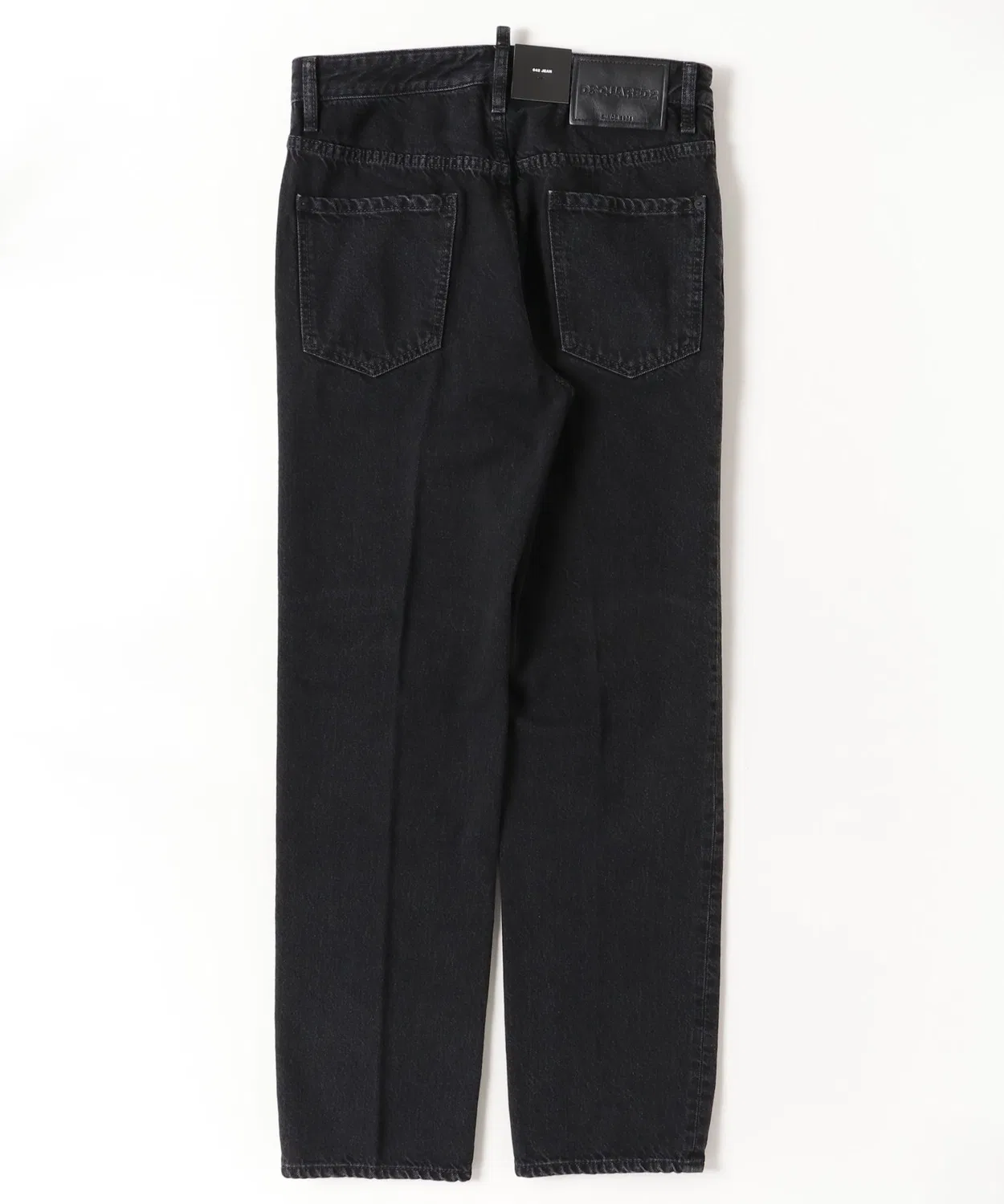 Мужские джинсы прямого кроя 642 Jean Black Coal Wash DSQUARED2, Черный — фото 2