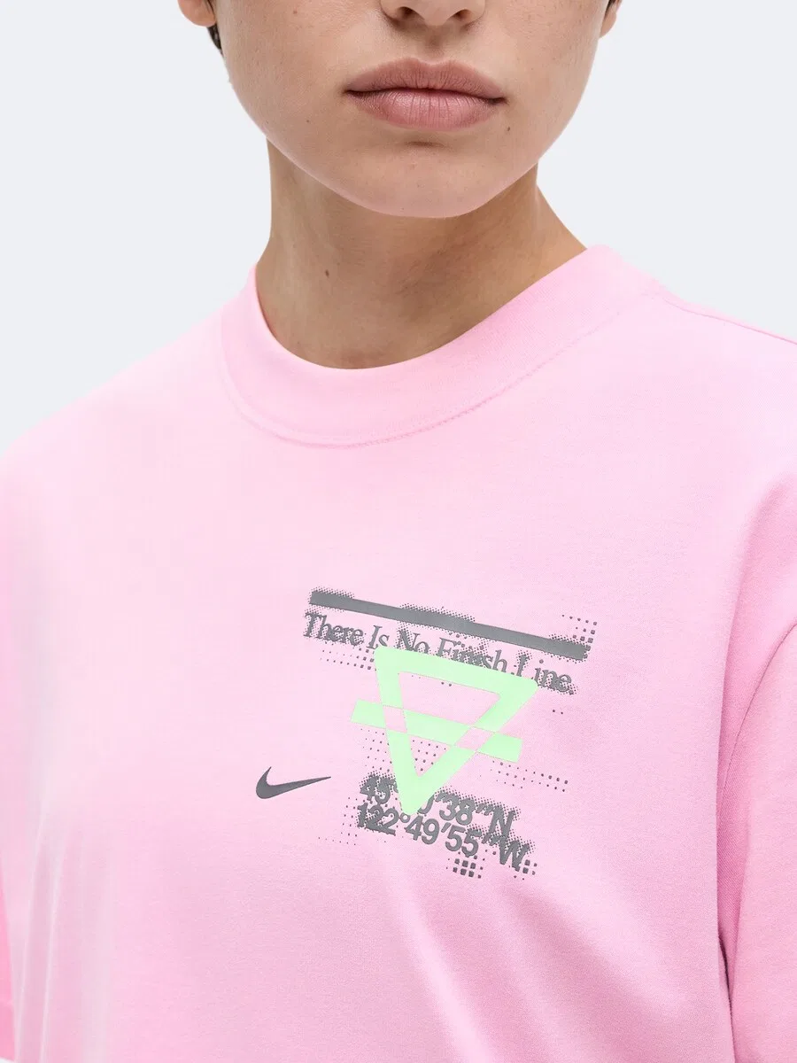 Спортивная футболка NIKE Performance Shirt 'Swift' в розовом цвете — фото 2