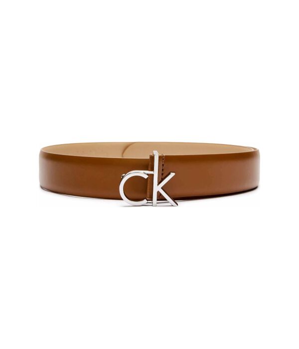 

Кожаный ремень Calvin Klein, коричневый
