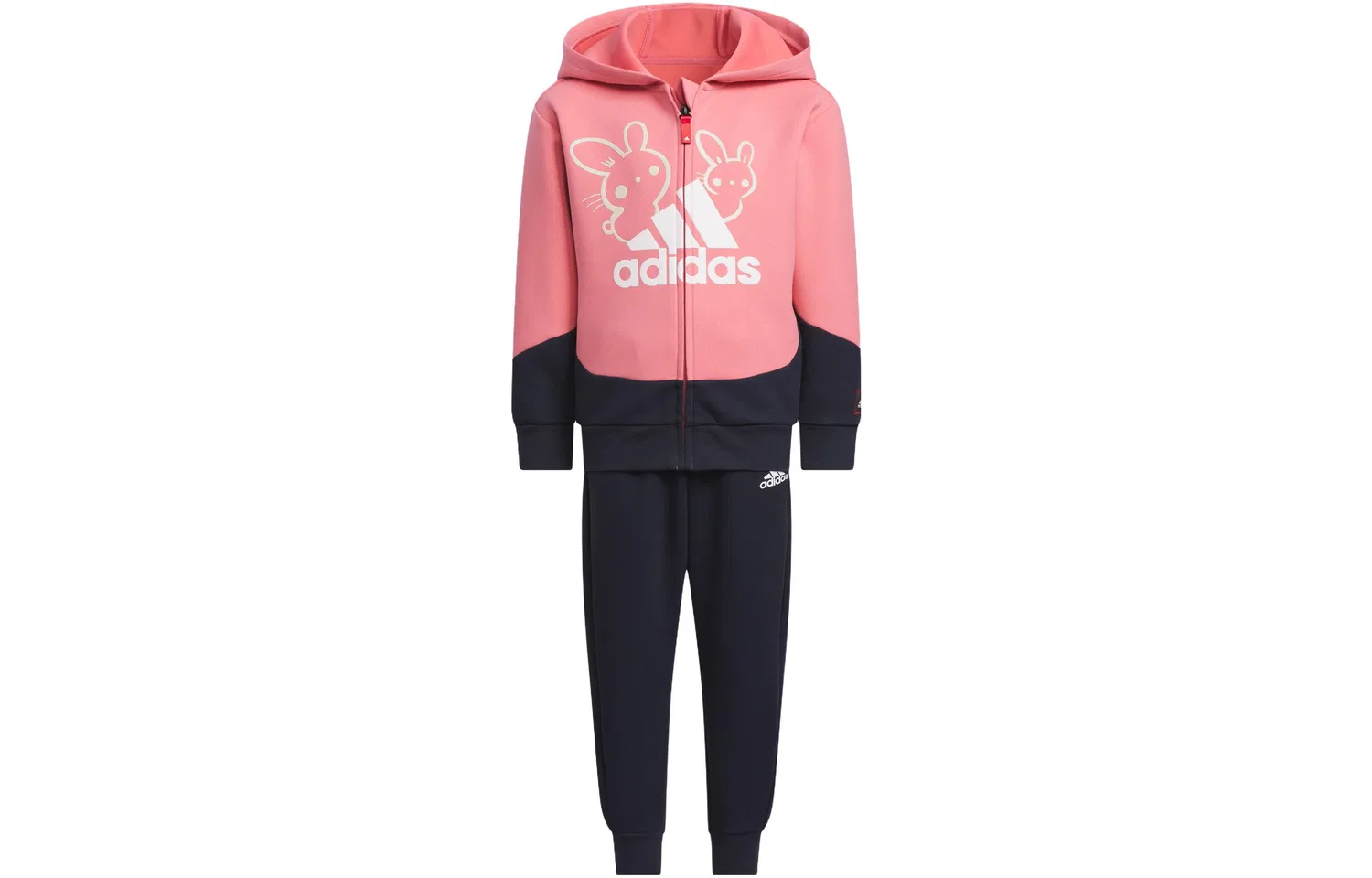 Детский спортивный костюм с капюшоном Adidas, Черный