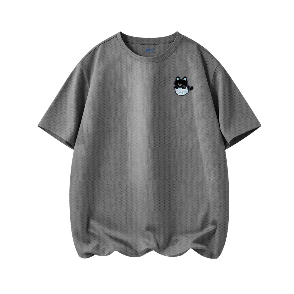 Детская футболка с коротким рукавом Ice Silk Mesh Breathable Gray WARRIOR