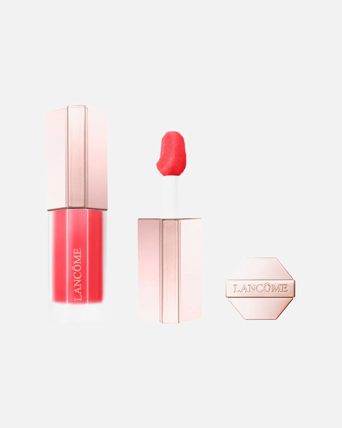 Lipstick lip idôle cuddleblur matte Lancôme, 24 - Loungy Red