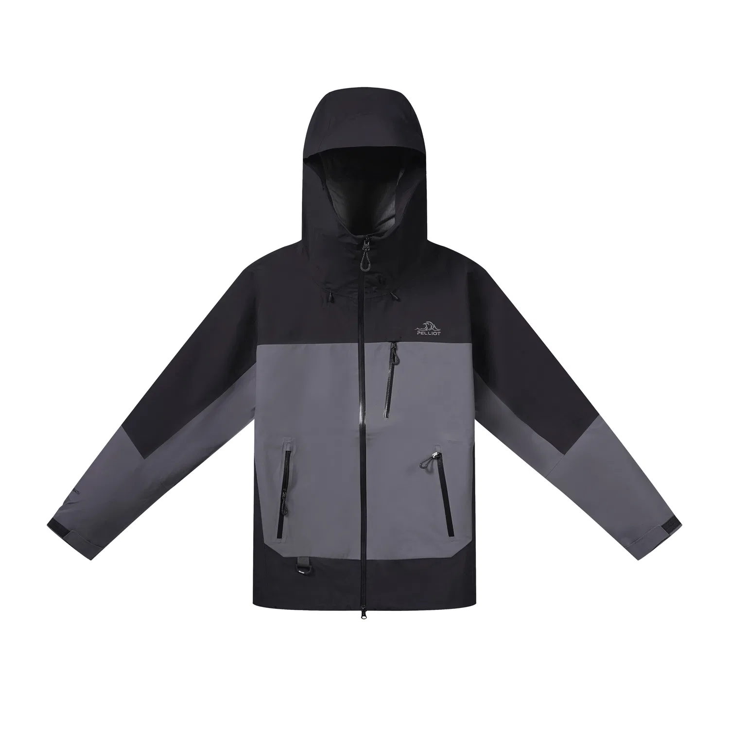 Детская ветровка с капюшоном PELLIOT Mountain Shell PRO, Envy Black/Rusty Gray